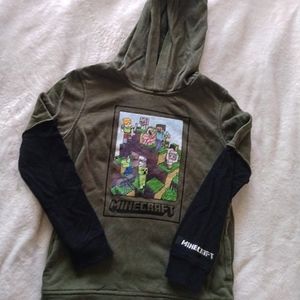 Boys Size S (6-7) Minecraft Hoodie